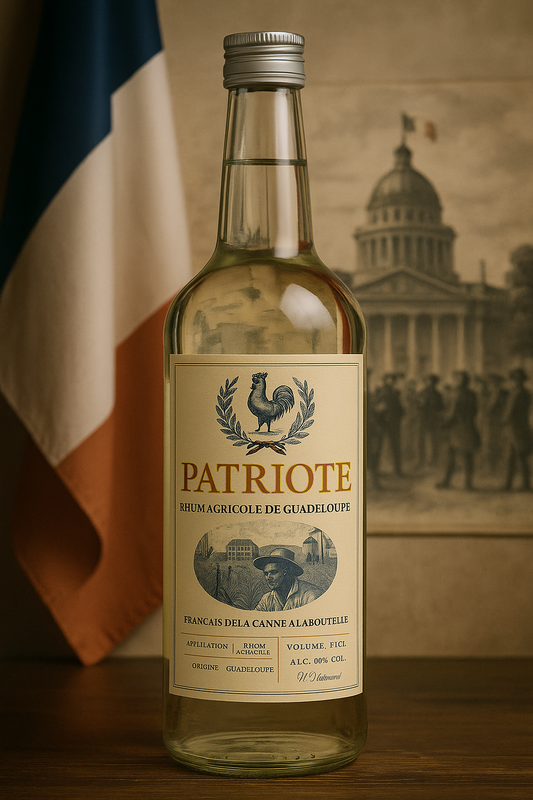 Rhum PATRIOTE™ - Rhum agricole blanc français engagé (40%)